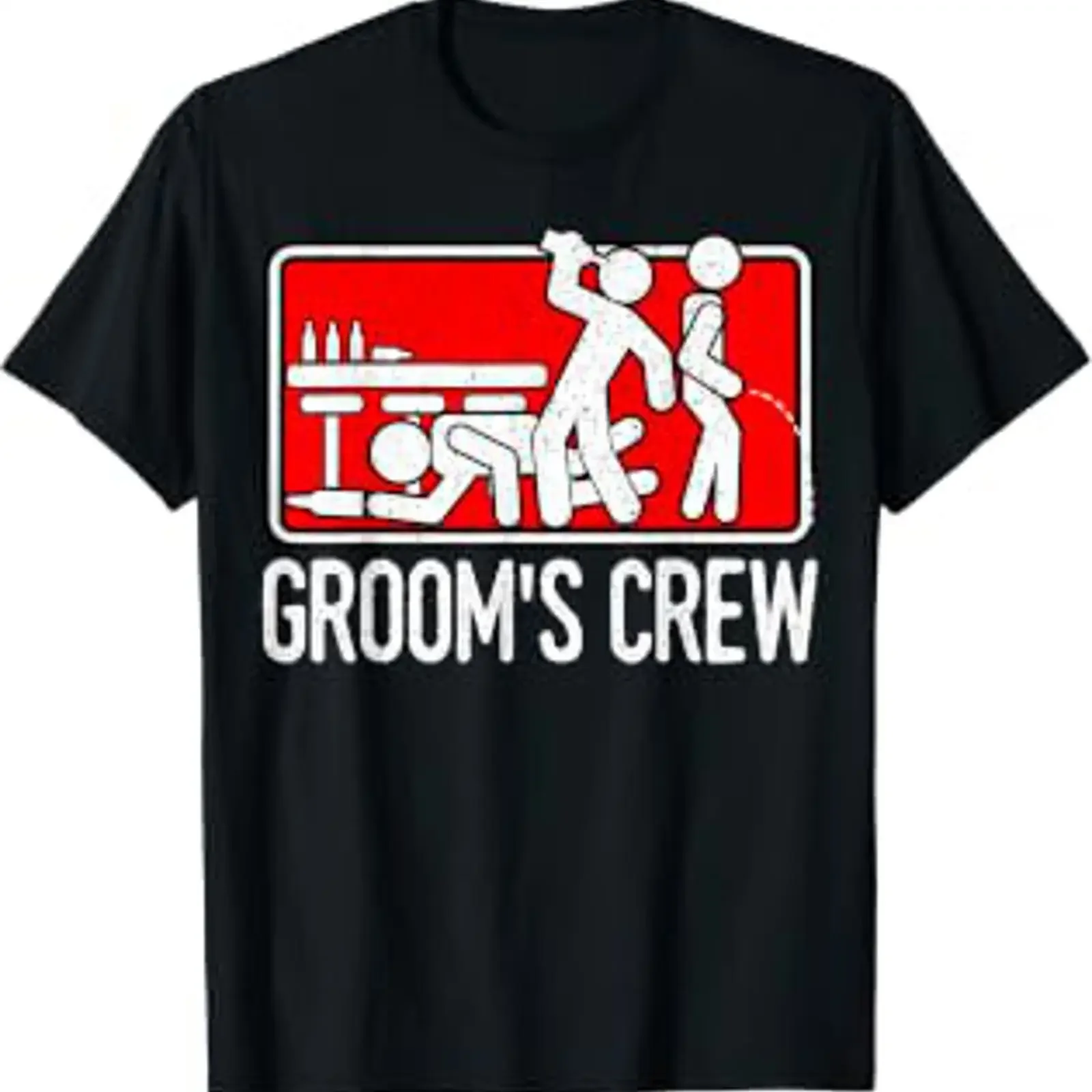 Groom's Crew Trauzeugen Ehemann T Shirt vintage Washed Stylish homme designer clothes graphic Unisex Comfortable Soft