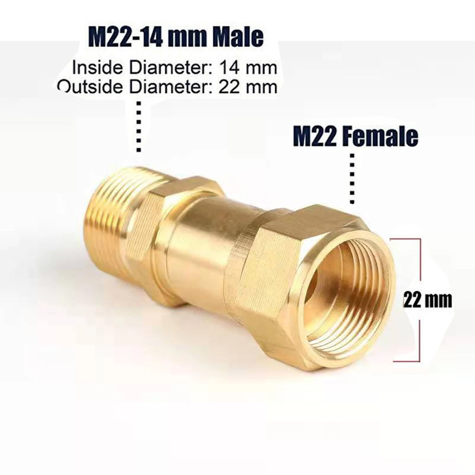 Pressure Washer Connector Joint High Pressure Washer Swivel Joint Connector Hose Fitting Rotation Hose To Wash Gun Connector
