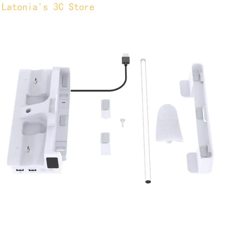 

X3UB Controllers Game Console Horizontal Docking Station Rack With Additional USB Port & Secure Screw Fixation For All Models