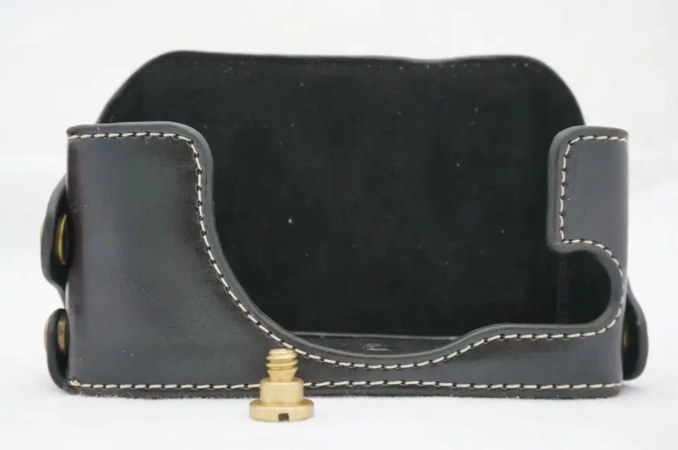 Camera Video Bag Body Half PU Case for Sony DSC-RX1RM2 RX1R II Digital Camera