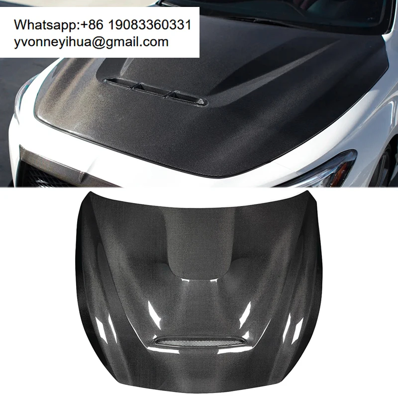 

Gts Style Carbon Engine Cover For Infiniti Q50 Carbon Fiber Front Bumper Hood Bonnet