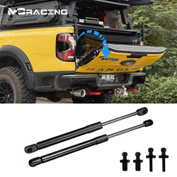 Plus version Rear Tailgate Oil Damper Strut Slow Down Easy Up For Ford Ranger 2024 2023 T9 Steel Tailgate buffer Pickup damper
