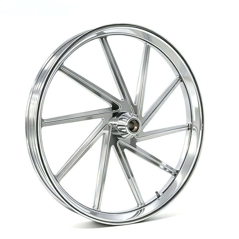 High-End Custom Motorcycle Rims Made In ChinaHarley Motorcycle Forged Custom Aluminum Wheels Front 21-26inch Rear 18inch Suitabl