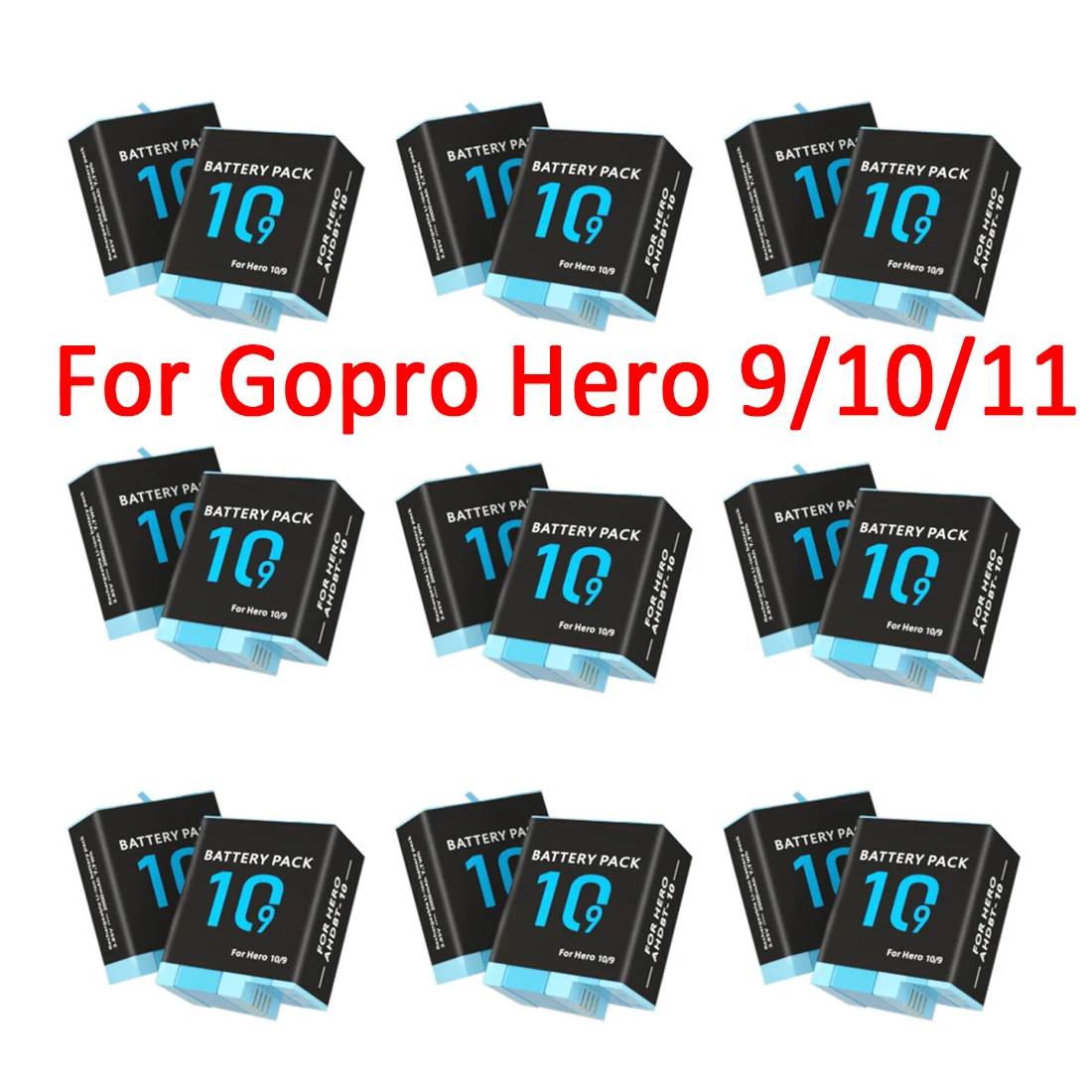 2000mAh Battery For GoPro Hero 9 10 11 Hero 9 Hero 10 Hero 11 For GoPro Action Sports Camera Battery