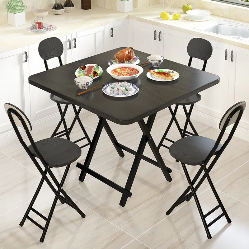 Foldable table Household dining table