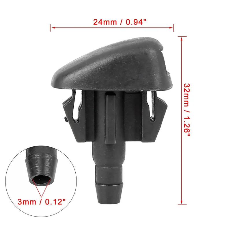 KD45-67-510 2PCS Fan-shaped spray nozzle suitable for Great Wall Peugeot Citroen machine cover spray head EC01-67-50YA