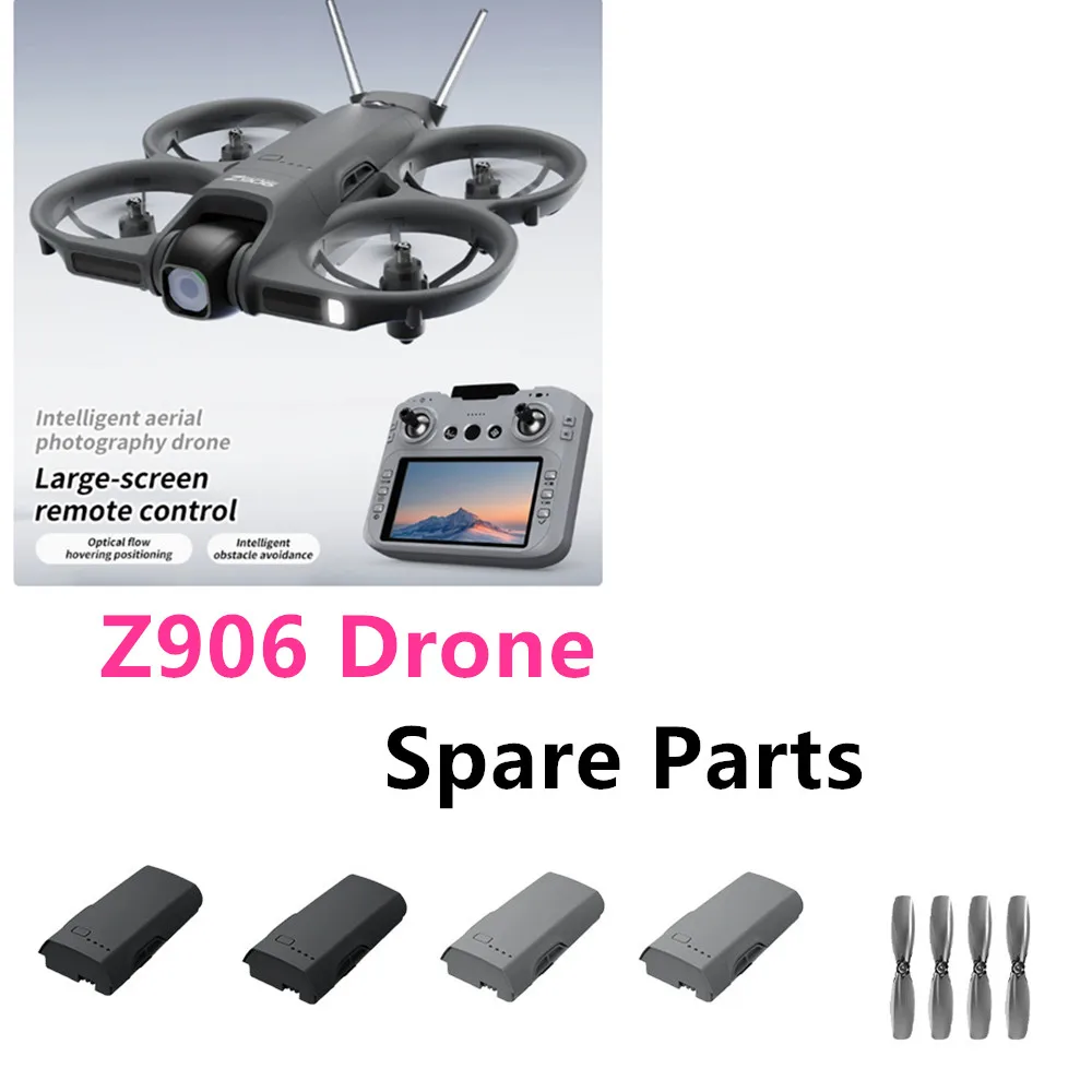 Z906 Battery 3.7v 700mAh /Propeller / Charging Cable / Use For Z906 Drone Battery Z906 Original Parts