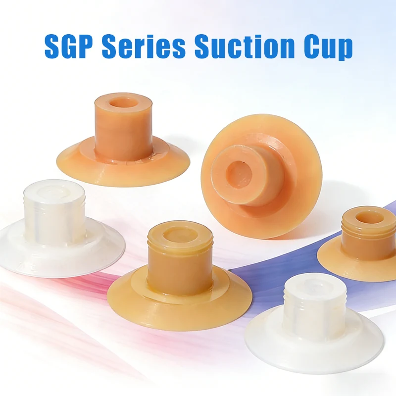 

10pcs Vacuum Pad SGP Series Suction Cup SGP-15 SGP-20 SGP-30 SGP-40 Silicone Vacuum Pad Suction Cup Pneumatic Accessories
