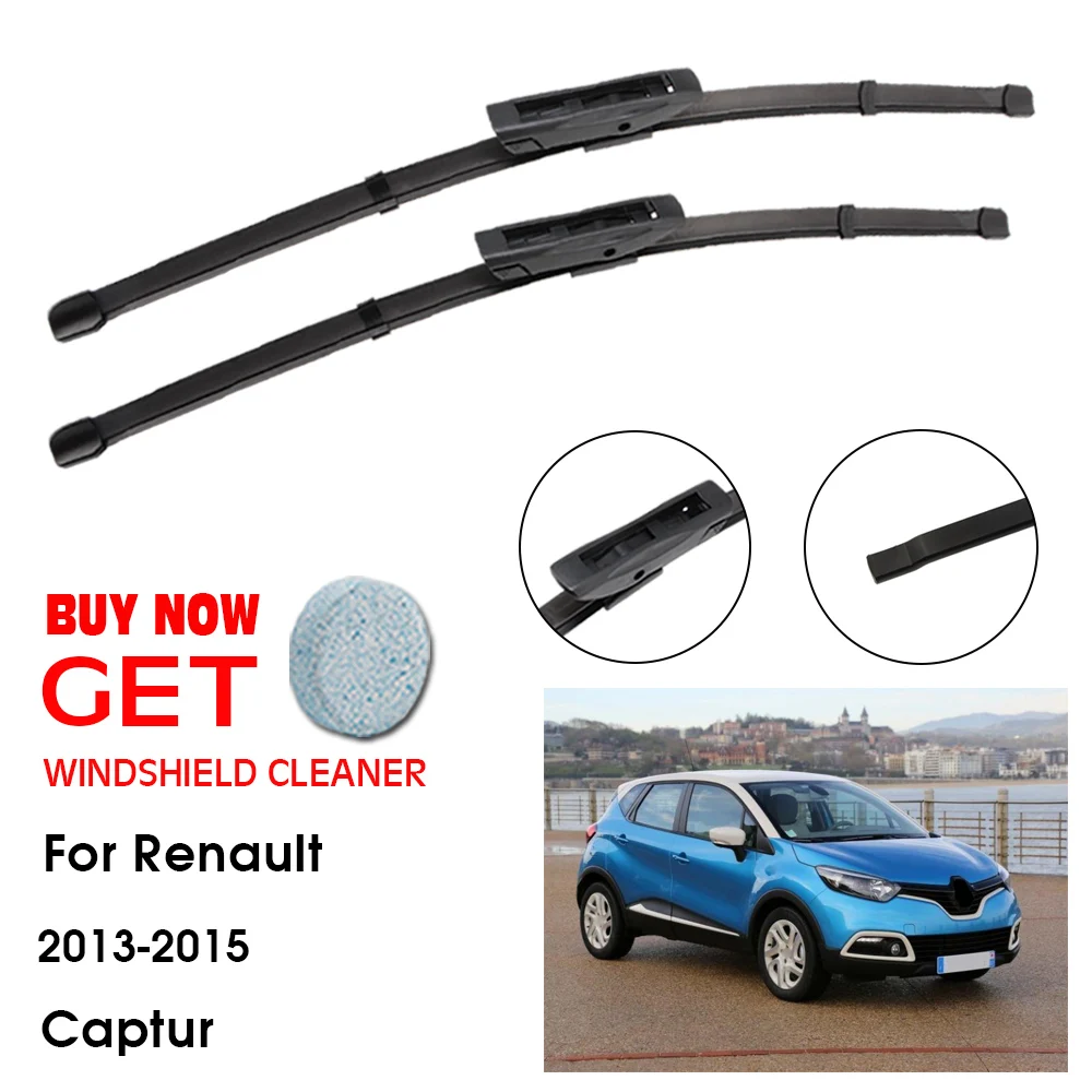 

Car Wiper Blade For Renault Captur 26"+14" 2013-2015 Front Window Washer Windscreen Windshield Wipers Blades Accessories