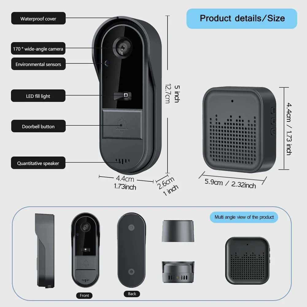 Tuya Wi-Fi video doorbell 12