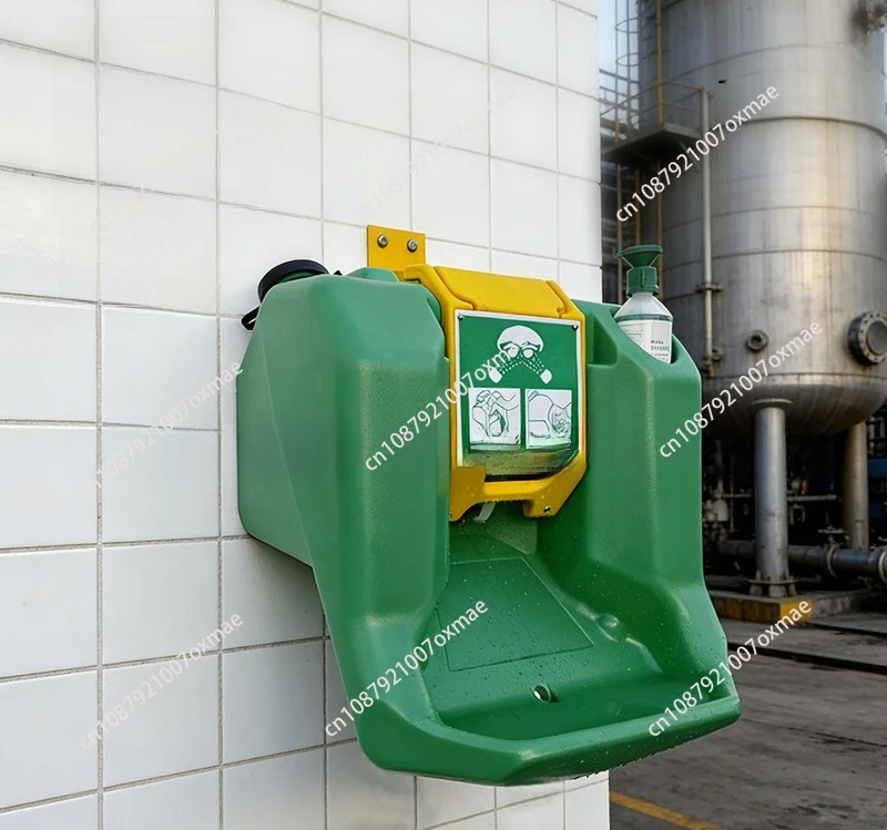 60L Portable Wall Mounted Eye Wash Laboratory Industrial Inspection Emergency Rinse Eye Wash Emergency Eye Wash