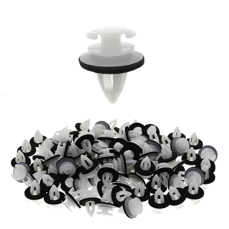 

50pcs Plastic Rivet Fastener Mud Flaps Bumper Fender Push Clip For BMW 3/5/7 E36 E34 E46 E38 E39 X5 M3 M5 Z3 51411973500