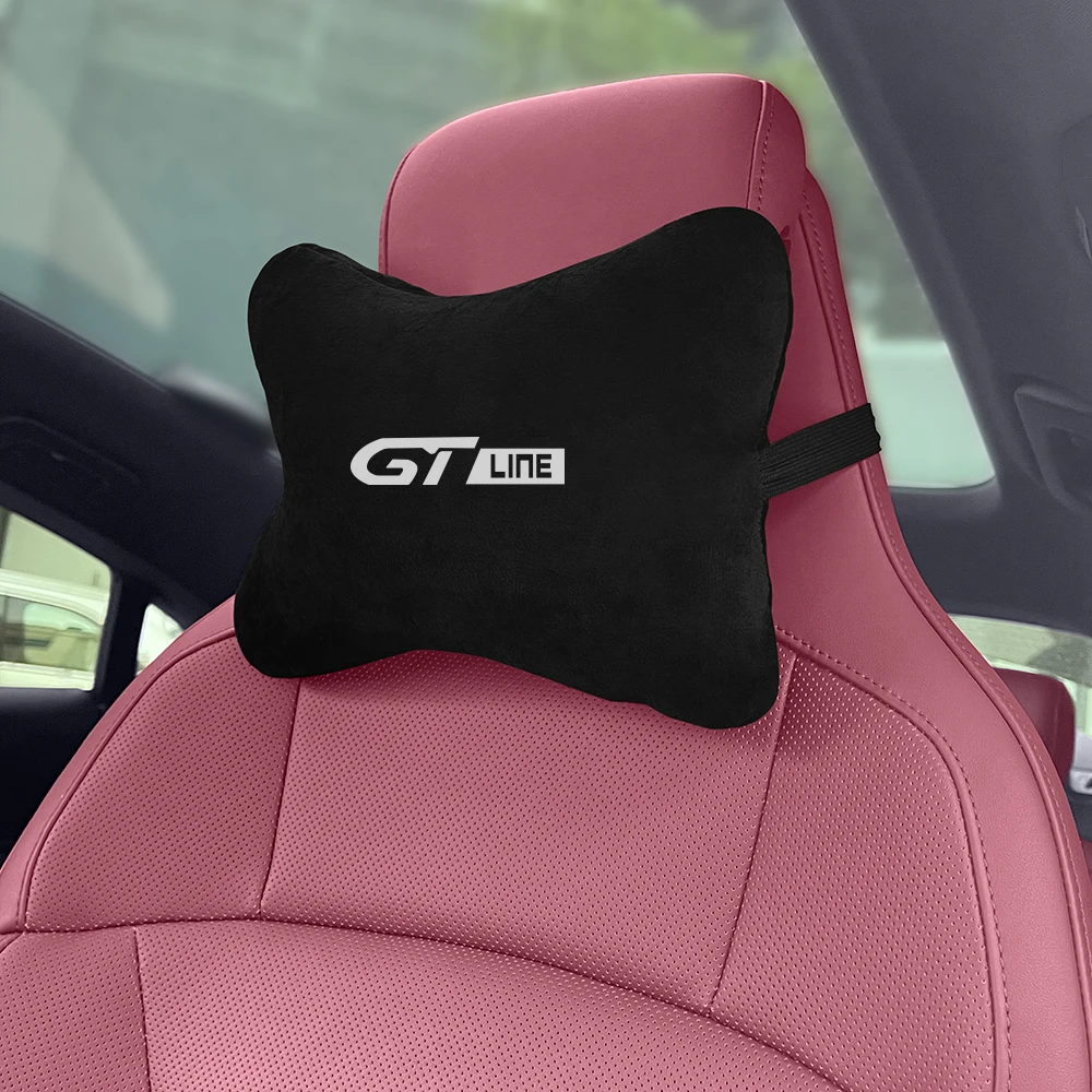 Car Seat Headrest Neck Pillows Auto Accessories For Peugeot GT GTline 3008 308 T9 208 508 2008 Rifter 5008 207 206 408 108 4008