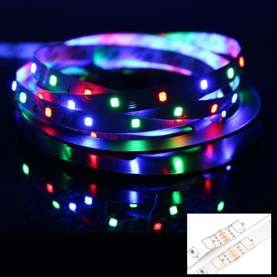 12V Bike Led Strip Light Waterproof SMD 2835 1 - 5M 60LED/M Car RGB 12 V Volt Led Light Stripe Tape Lamp Diode TV Backlight