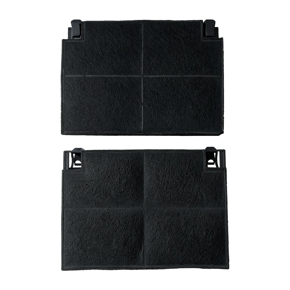 2Pcs Cooker Hood Activated Carbon Filter Replacement, Range Hood Charcoal Filter Insert 193×137×21mm