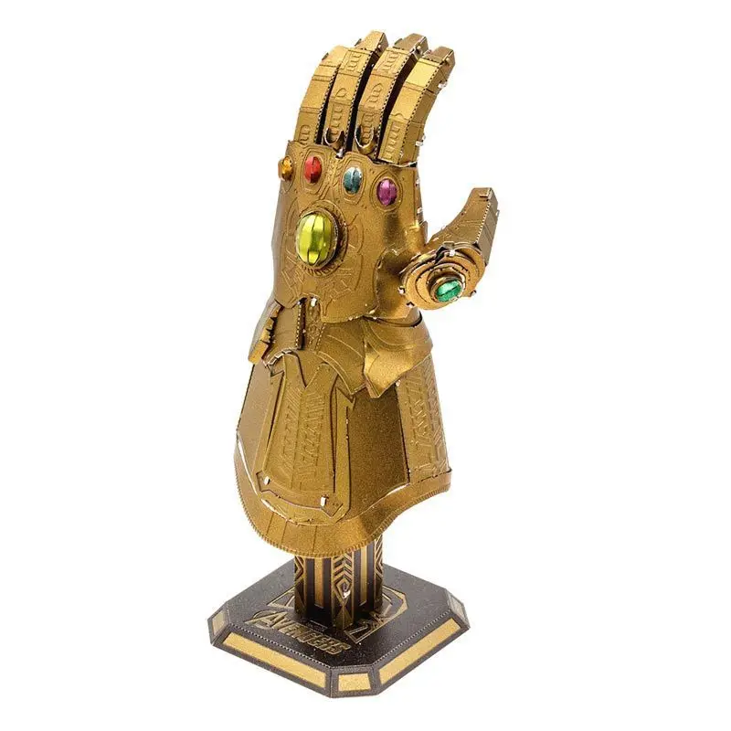 

Инновационный металлический 3D-конструктор «Перчатка Бесконечности» (Infinity Gauntlet) — сборная модель, декор для рабочего стола, коллекционная фигурка для любителей фильмов Marvel