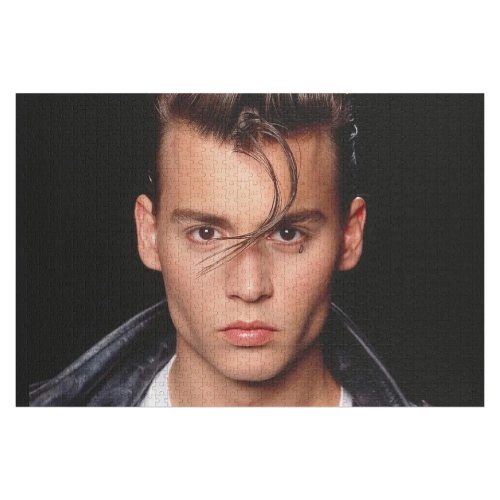 young johnny depp Jigsaw Puzzle Toddler Toys Animal Wood Name Personalised Puzzle