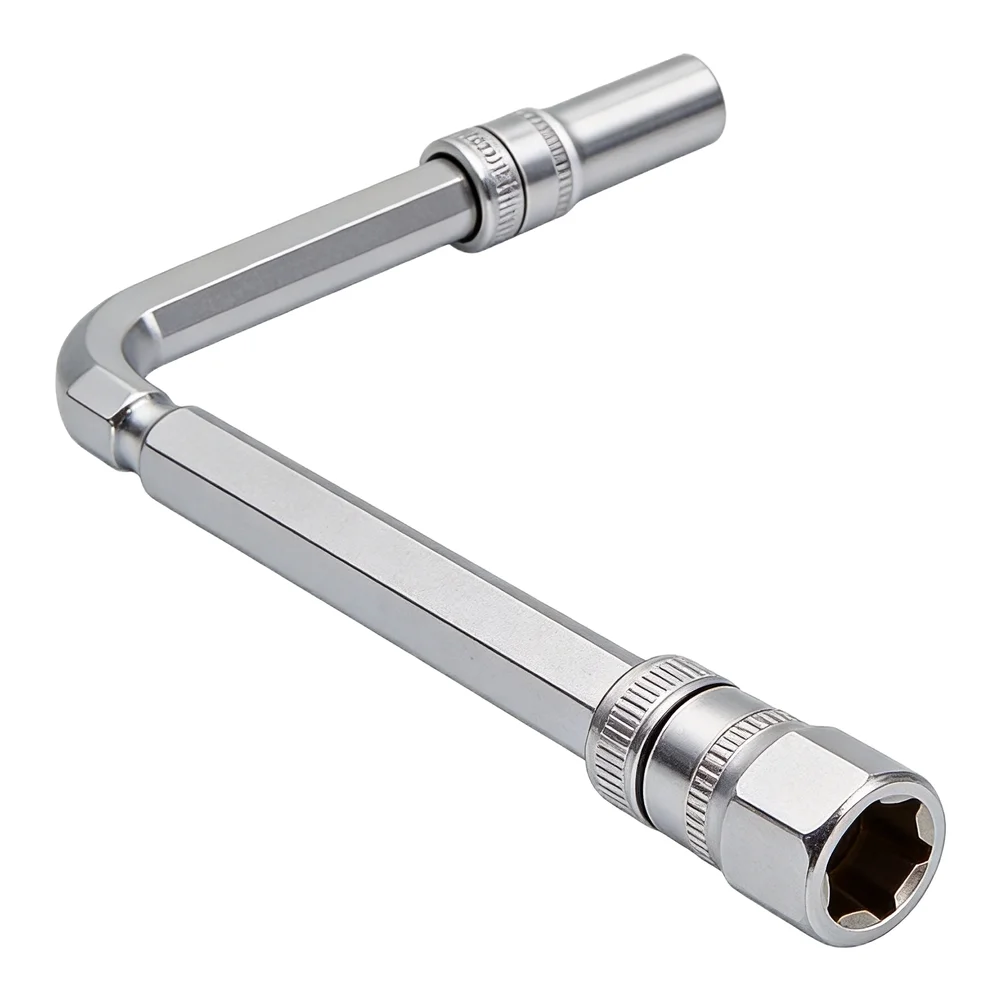 1/4 Batch Rod Deep Hole Socket Wrench Car Maintenance Car Maintenance High Hardness High Torque Capability Secure Grip