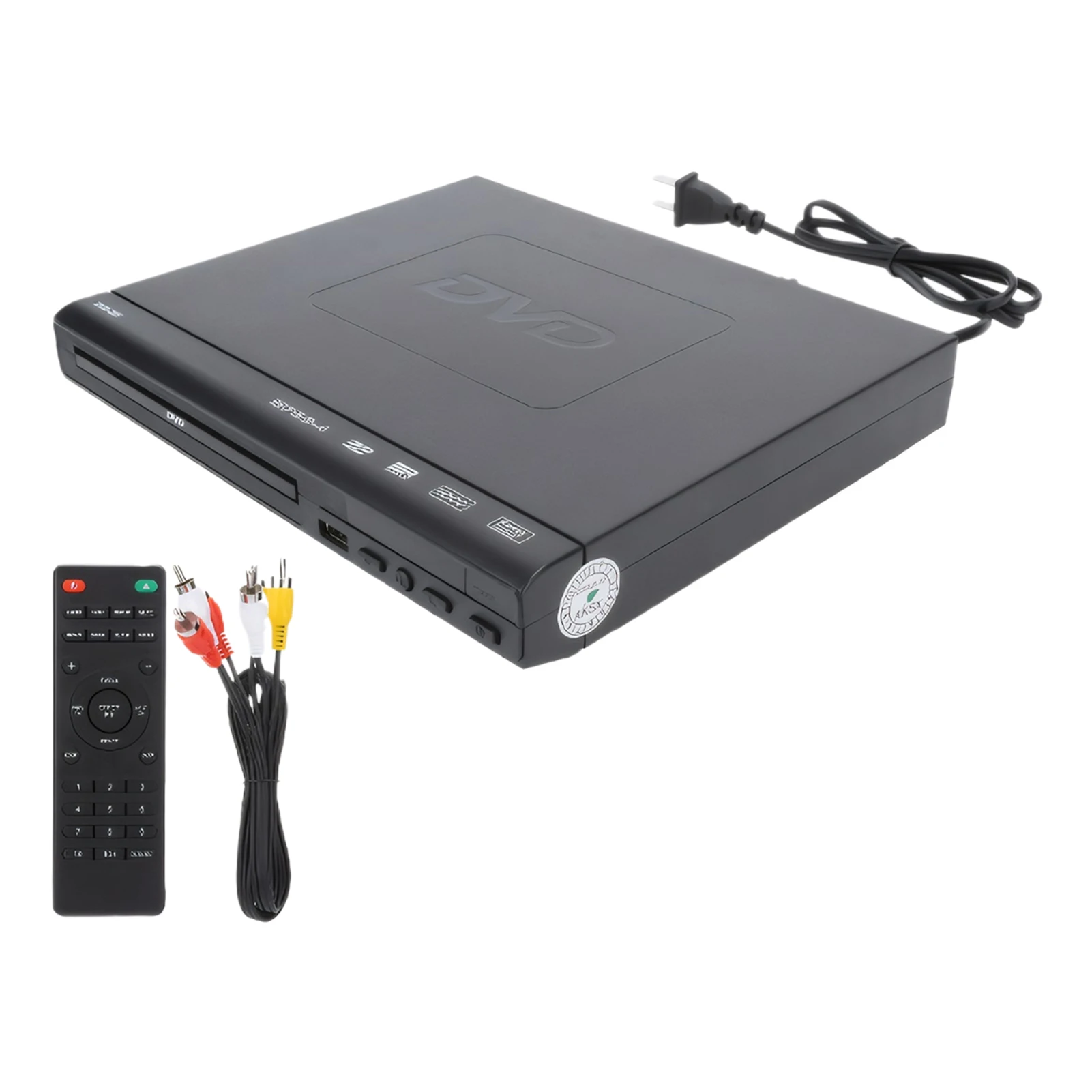 EU/US/UK Plug DVD Player For TV Home HD DVD Player B29 1080P High Definition CD/ EVD/ VCD Player with AV HDMI Output Microphone