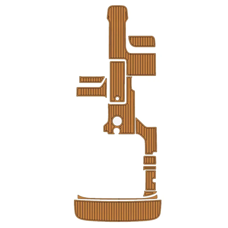 

Самоклеящаяся подушечка из пены Eva для Bayliner VR6 2017, подушечка для платформы для плавания в кабине, пенопласт EVA, напольное покрытие из тикового дерева