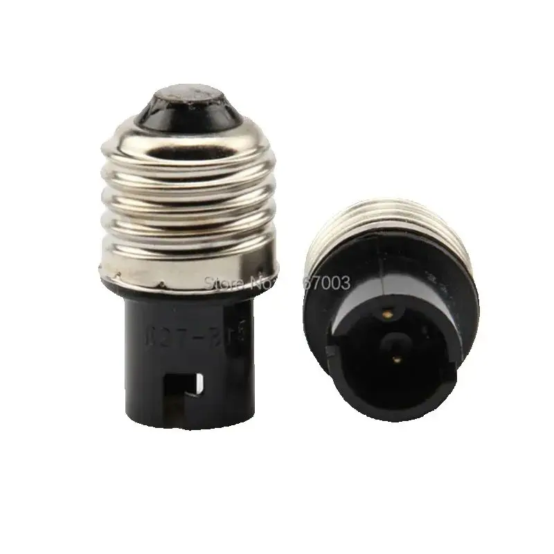 

12pcs Brass E27 to B15 Converter - Heat-Resistant up to 150°C, for Vintage Lamps