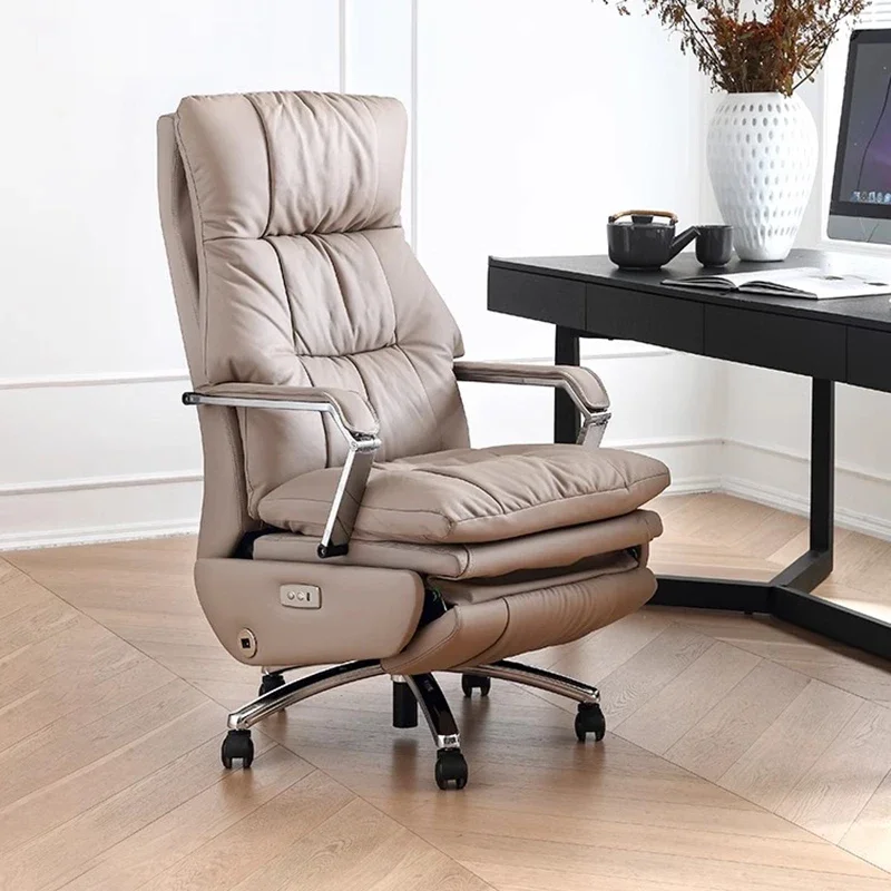 Luxurious Boss Office Chairs Armchair Relaxing Comfort Modern Office Chairs Recliner Sedentary Office Furniture Bureaustoel LLOC