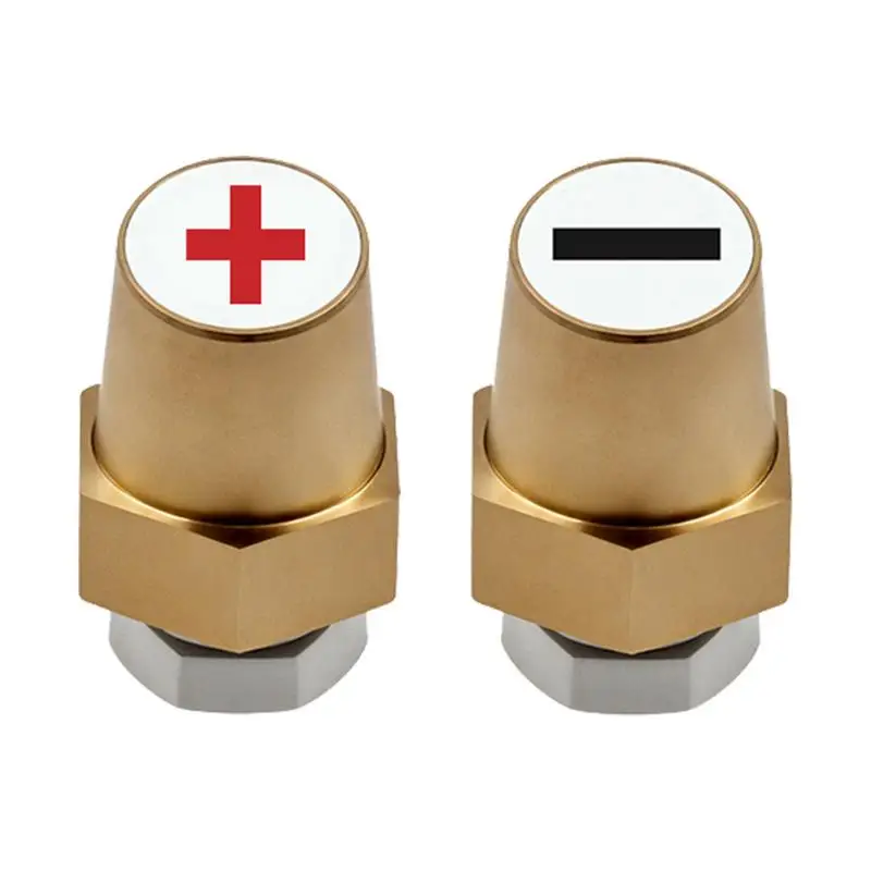 

Side Post Terminal Extender Solid Brass 3/8 16 Side Post Thread Battery Post Terminals Car Battery Thread Terminal Charging Post