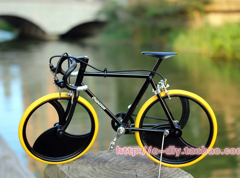 Diy bicyle toy assembling model bicycle model road car bicycle alloy model puzzle new arrival