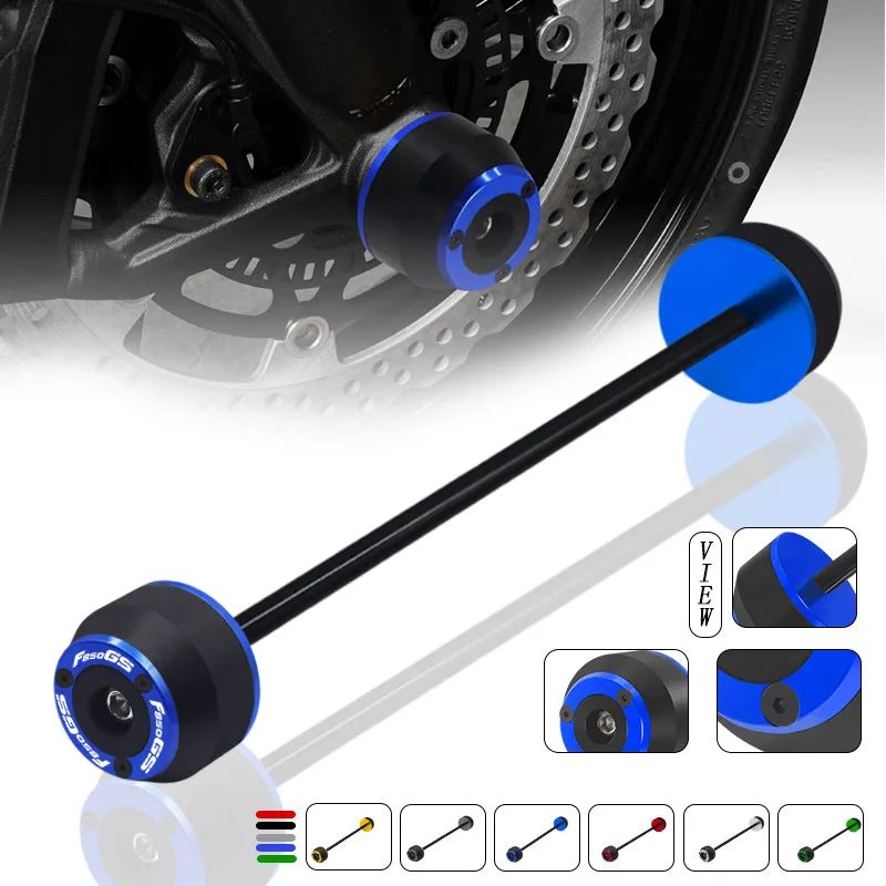 

Motorcycle f850gs CNC Front Rear Axle Fork Wheel Protector Crash Slider For F850GS F850 GS Adv 2017-2022 2023 2024 2025