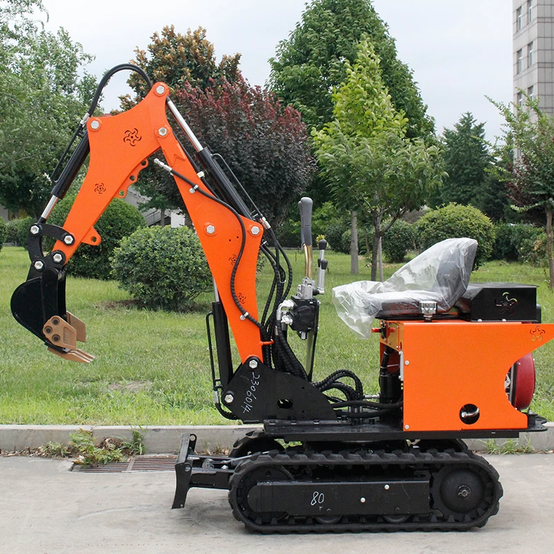 Miniexcavadora de 0,8 toneladas personalizada, precio de fábrica JEEWA, envío gratis, motor Epa, venta al por mayor, excavadora sobre orugas