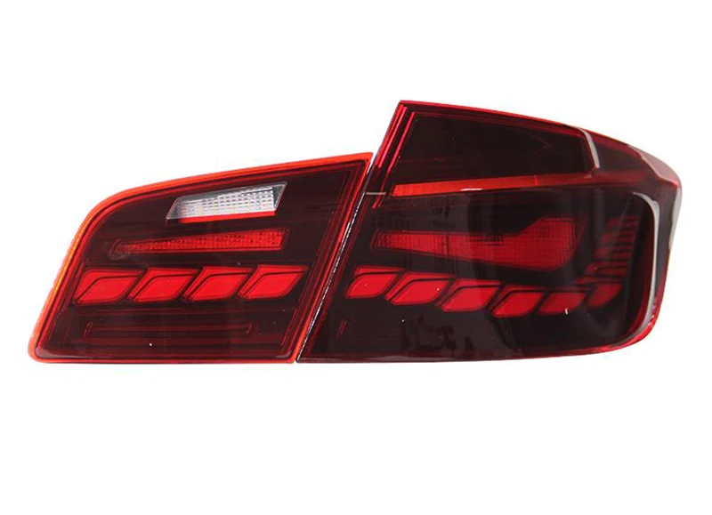 Conjunto de luz trasera adecuado para BMW 5 Series 2011 2012 2013 - 2017 luz trasera LED modificada