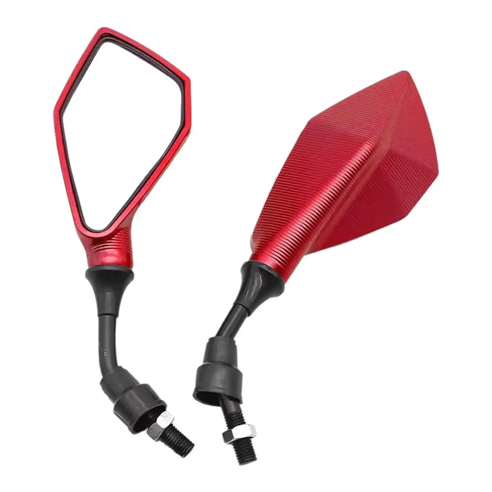 1 زوج دراجة نارية مرآة الرؤية الخلفية استبدال أجزاء مساعد E-الدراجة تعديل مرآة الملحقات عكس سكوتر N9P8