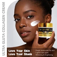 Crème pour le visage blanchissante au collagène et au glutathion LKIAE, correction de l'acné et des taches, uniformisation du teint, réduction de l'hyperpigmentation, 80g 1