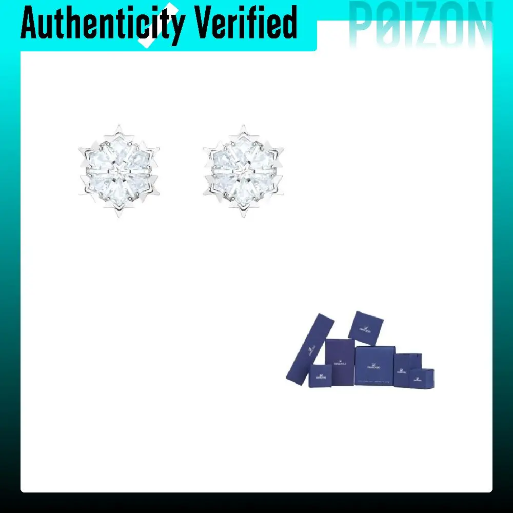 Swarovski Magic Rhodium plated Stud Earrings Women's White 5428430
