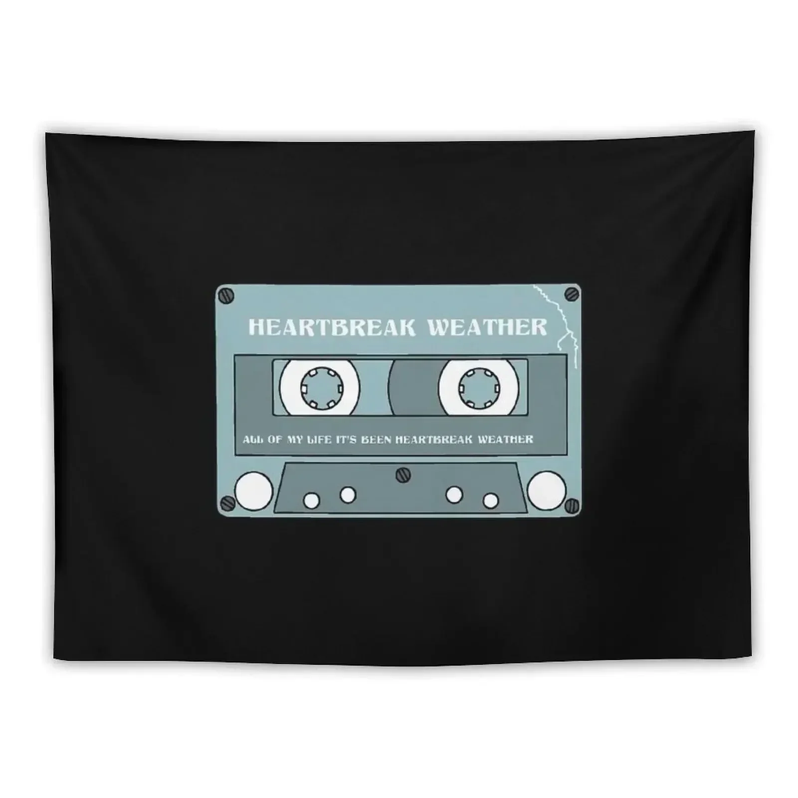 

heartbreak weather cassette Tapestry Japanese Room Decor House Decor Decoration For Bedroom Tapestry