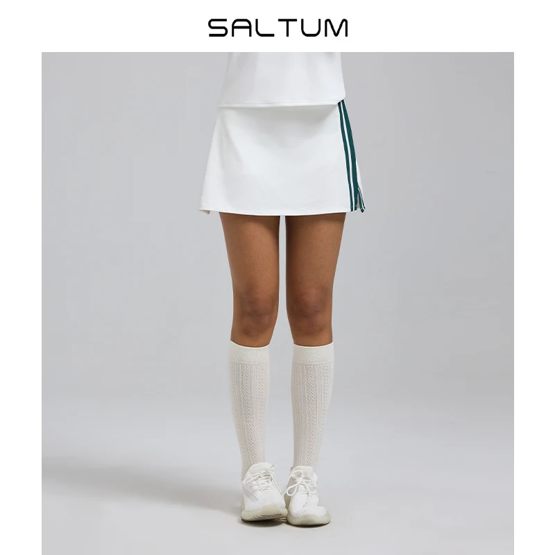 Women’s TennisSaltum Skirts High Waisted Mini Golf Skirt with Shorts Pockets Side Slit Skort Quick Dry for Athletic