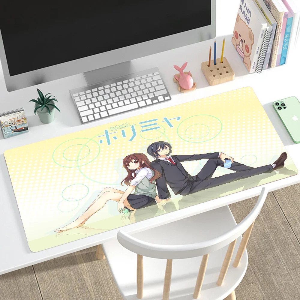 Horimiya Mousepad Mouse Mat Desk Mat With Pad Gaming Accessories Prime Gaming XXL Keyboard Pad Padding Mat