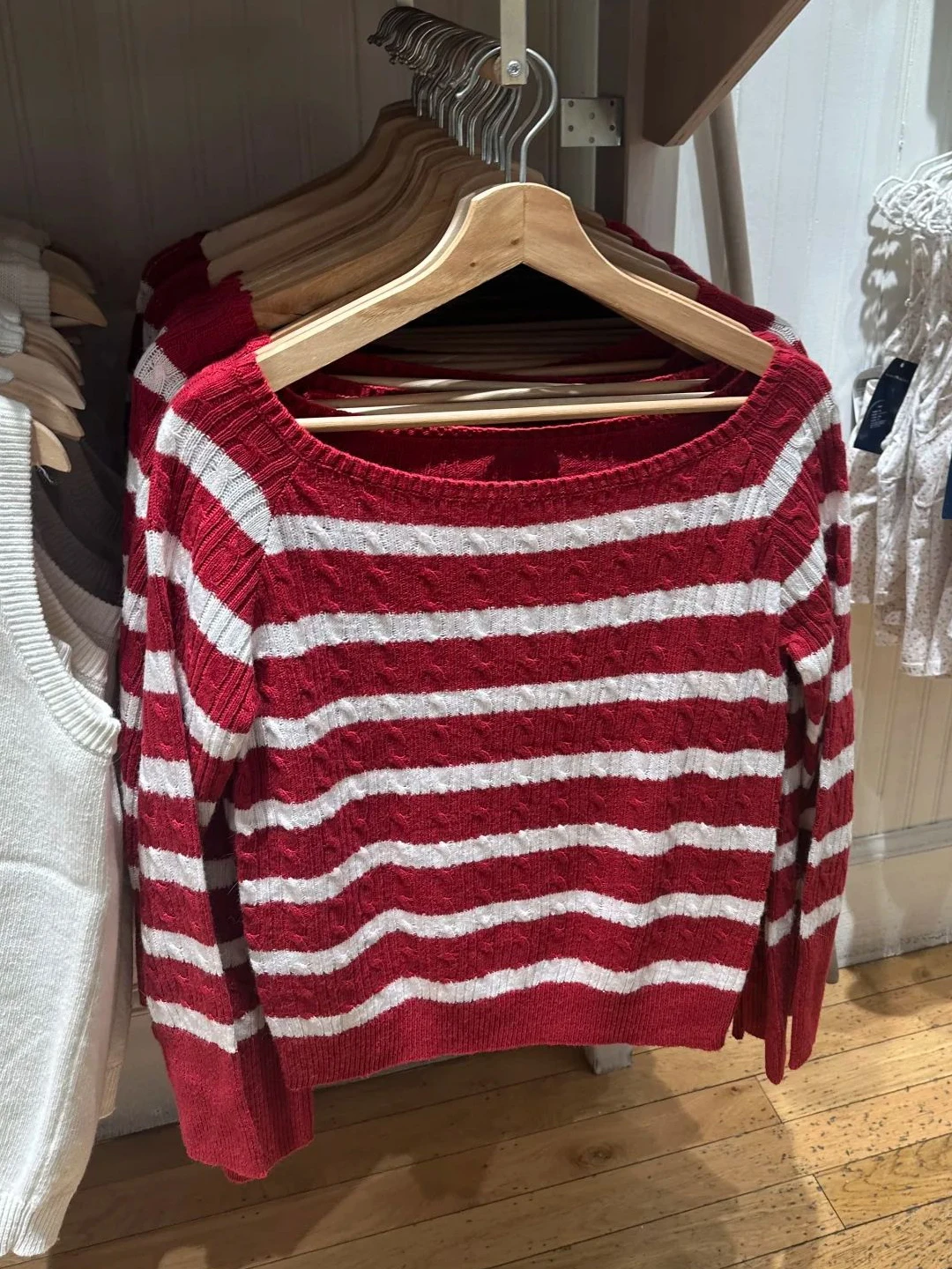 الأحمر مخطط الملتوية سترة المرأة مائل الرقبة طويلة الأكمام بلوفر مغزول البلوزات الخريف نمط Preppy خمر البلوز Y2k القمم