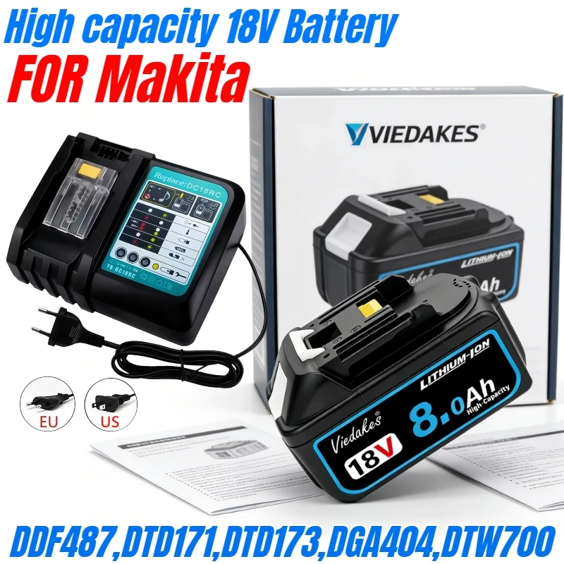 

replacement for Makita battery, 12.0Ah Makita 18v battery,DDF487 DGA404 DTW700 DTD172 DHP489 DJV182 for makita power tools