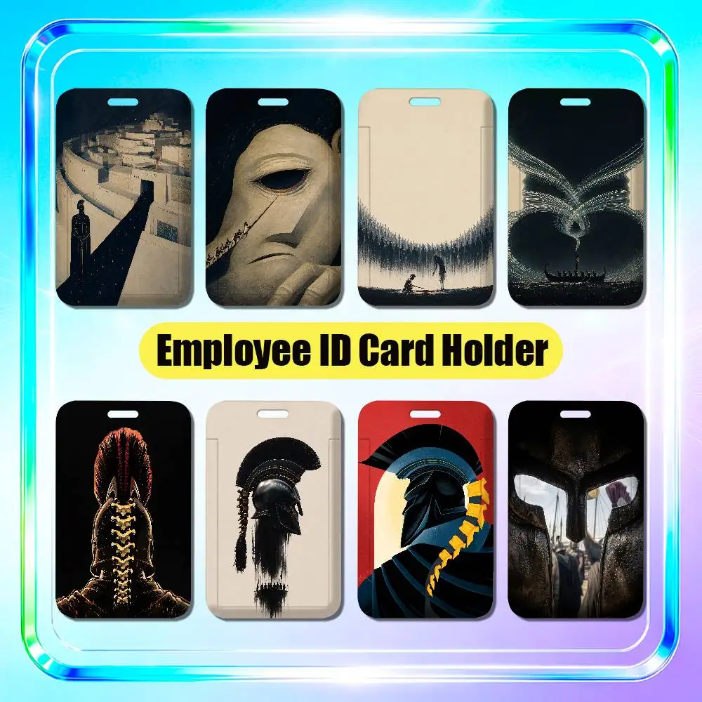 For Odyssey Agamemnon Spartan Employee ID Card Holder Office Badge Student Bank Work Credit Holders Hard Case Shell