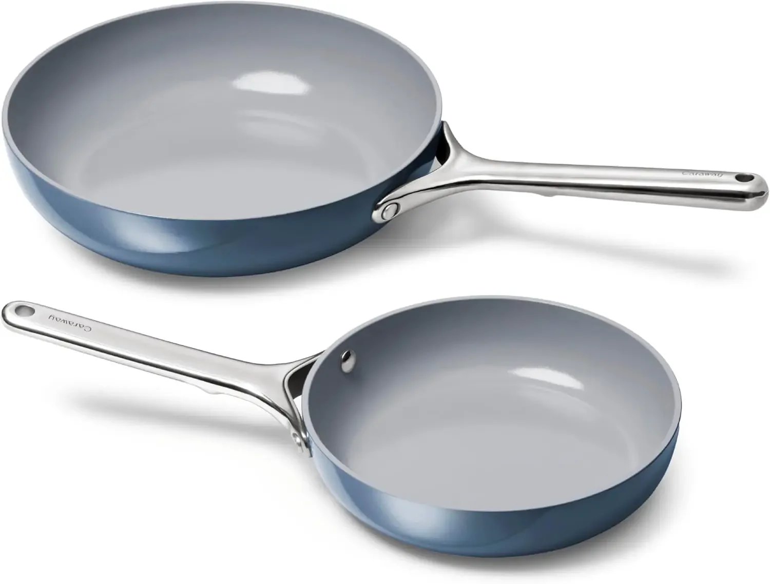 

Набор сковородок Fry Pan Duo - Антипригарные керамические сковороды (8 и 10,5 дюймов) - Нетоксичные, без PTFE и PFOA - Подходят для духовки и всех типов плит