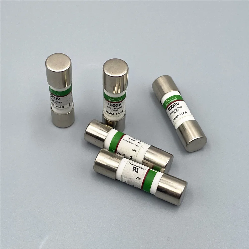 5pcs/Lot Fast Acting Ceramic Fuse Links DMM-11AR DMM-B-11AR DMM-11A DMM-B-11A 11A 1000V 20kA 10x38mm for Fluke Multimeter