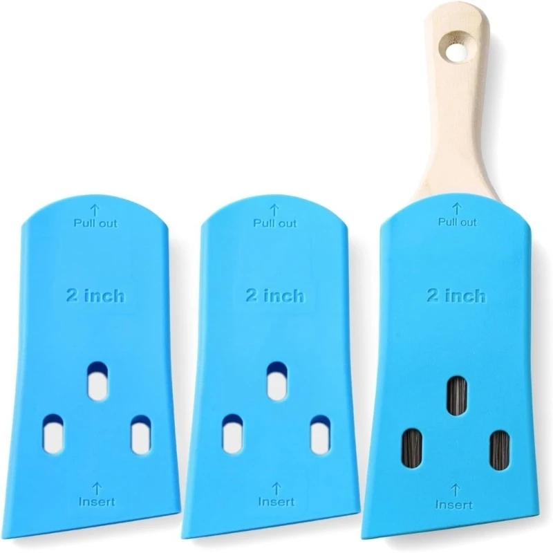 Pack Of 6 Easy Install And Remove Elastic Silicone Brush Covers Paintbrush Protectors For Paint Brushes high quality