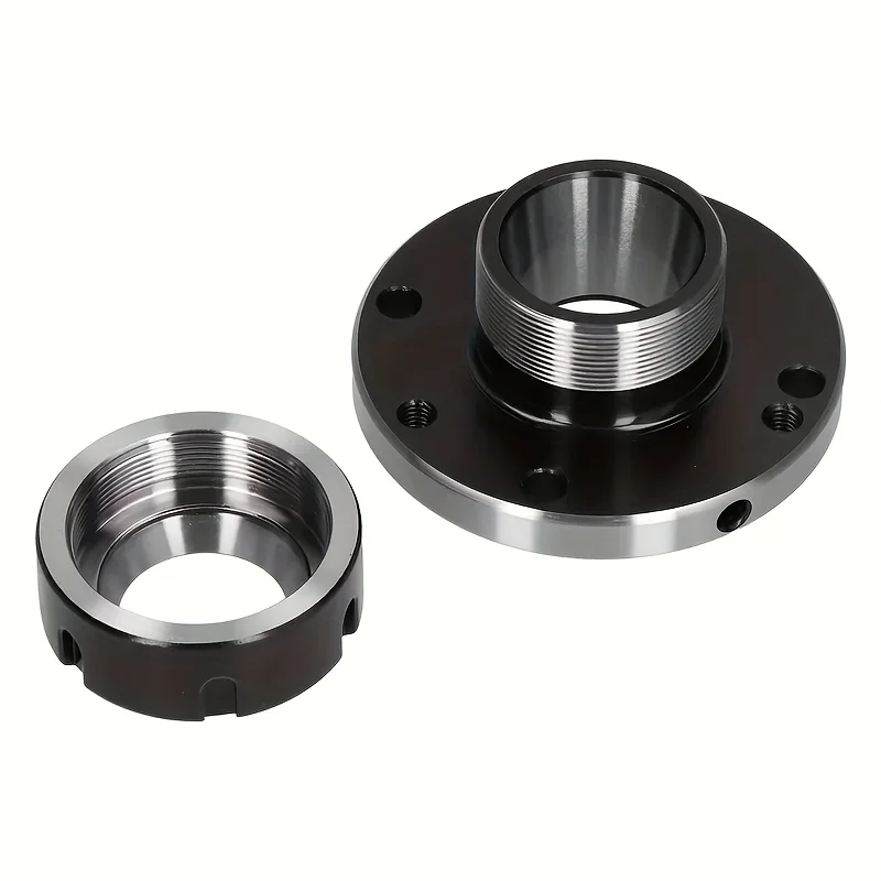 ER40Steel Fixture，100mm Black Compact Lathe Fixture，forCNCMilling Tools，Strict Tolerance，forCNCPlane Fixture Milling