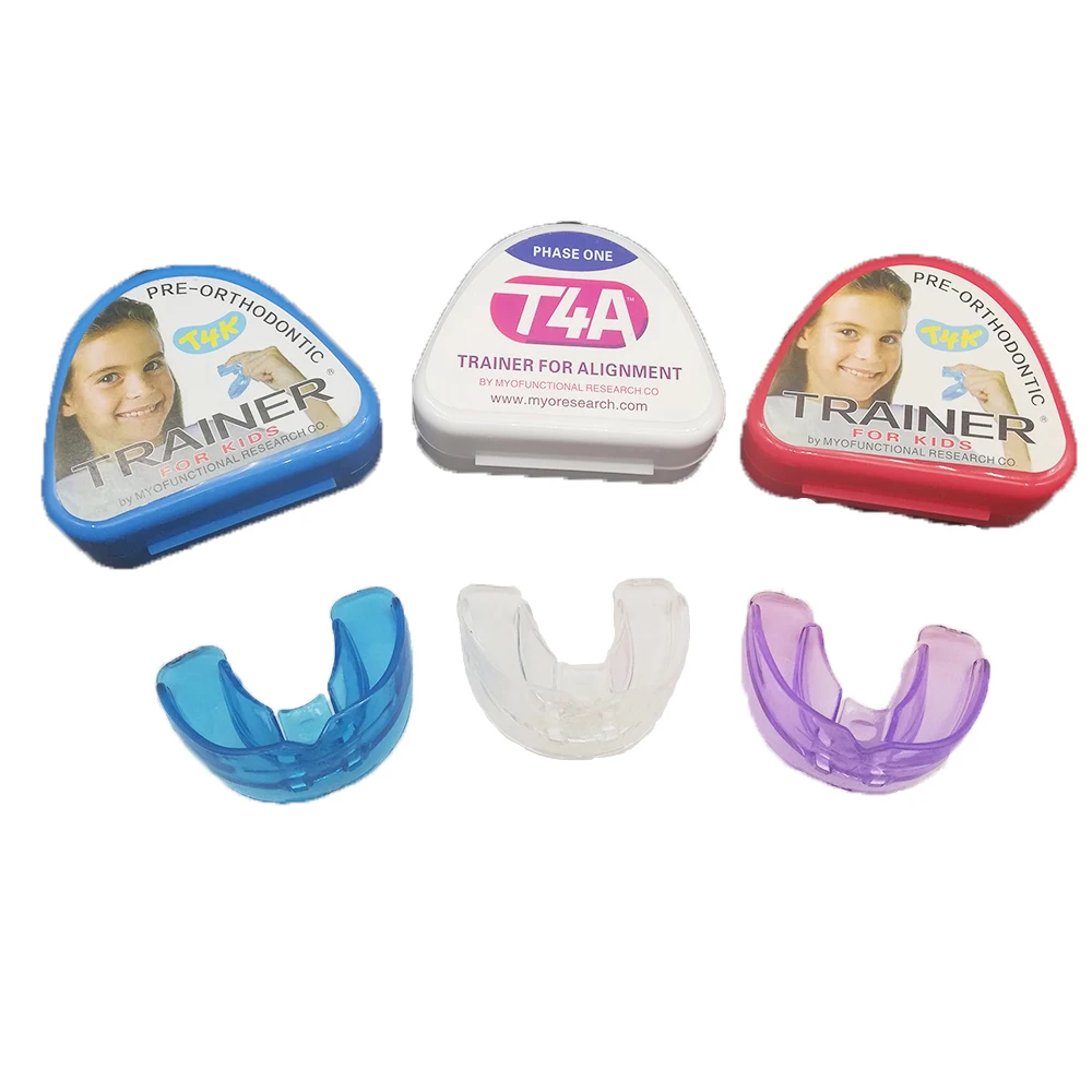 Tooth Orthodontic Trainer para aparelhos de alinhamento, Teeth Trainer para adultos e crianças, Tooth Whitening Appliance, T4A e T4K, 1 conjunto