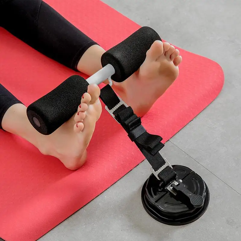 Nordic Hamstring Curl Strap Adjustable Leg Curl Machine With Suction Cup Home Fitness Equipment For Squat Abdominal Fitness