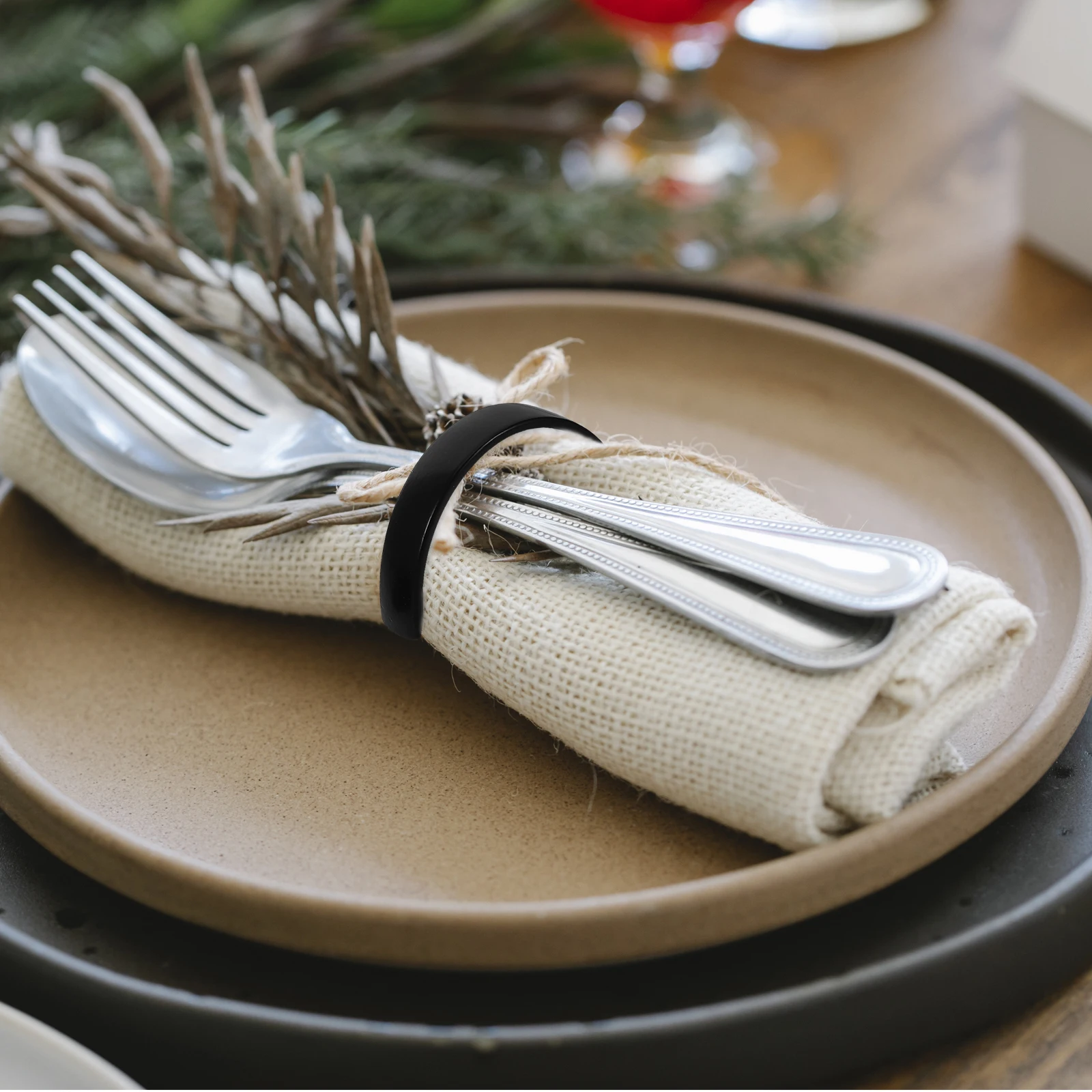 

8 Pcs Napkin Buckle Dinner Rings Holder for Party Metal Zinc Alloy Decoration Dining Table