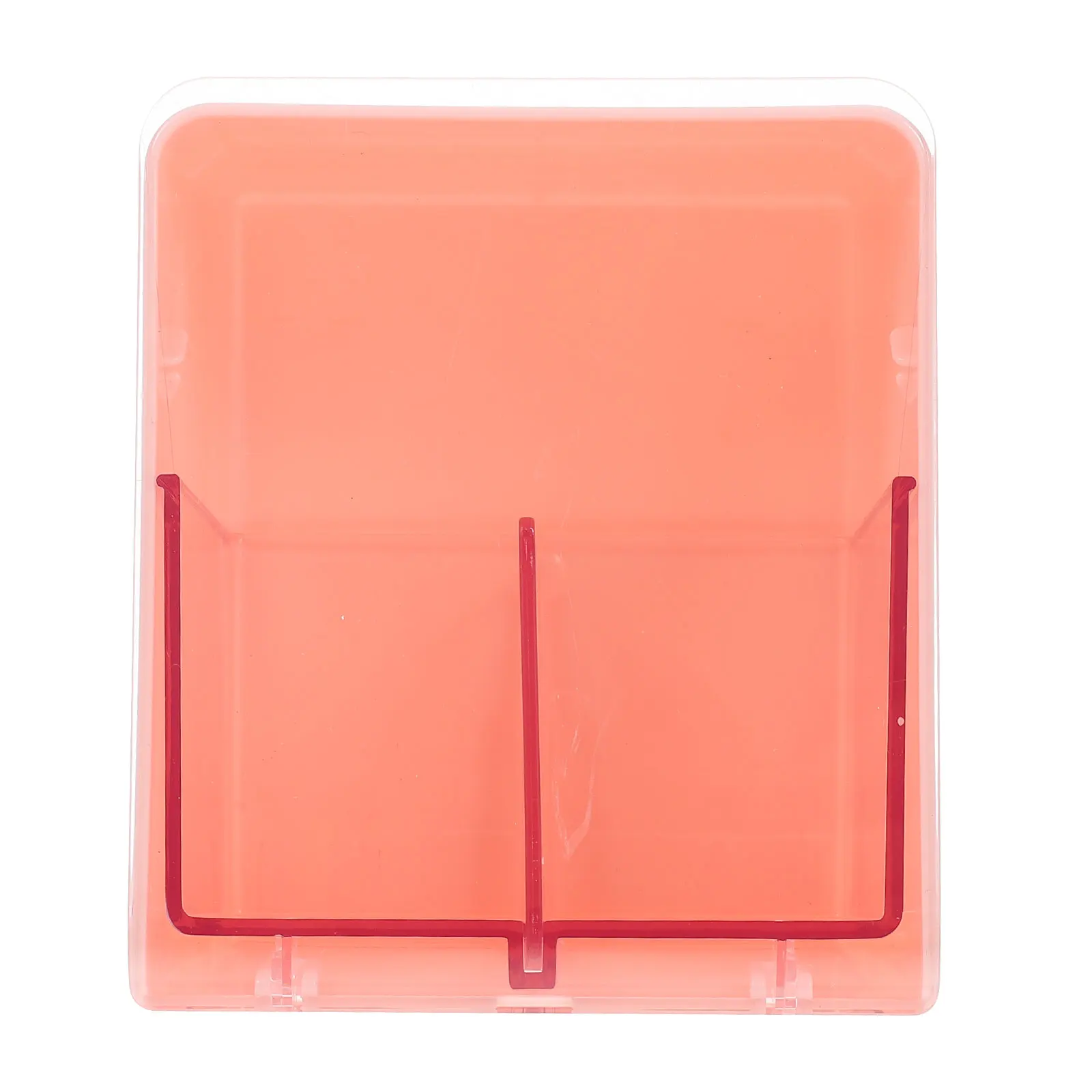 

Cotton Pad Container Detachable Divider 2 Sections Storage Case for Cotton Swabs Balls Ovals Rounds Makeup Applicators