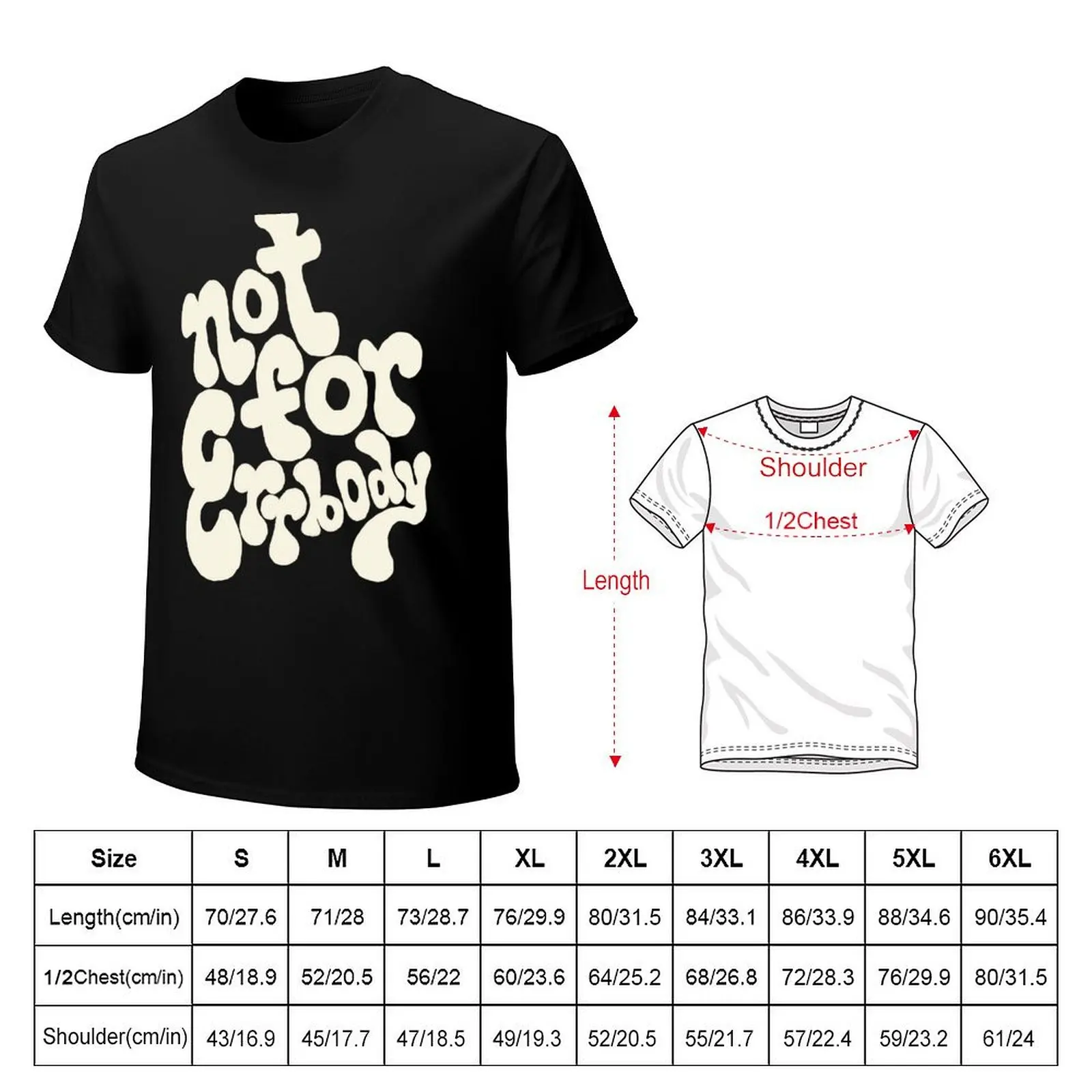 Not For Errbody 01 Type base lettering T-Shirt Moisture Control Sports Tee