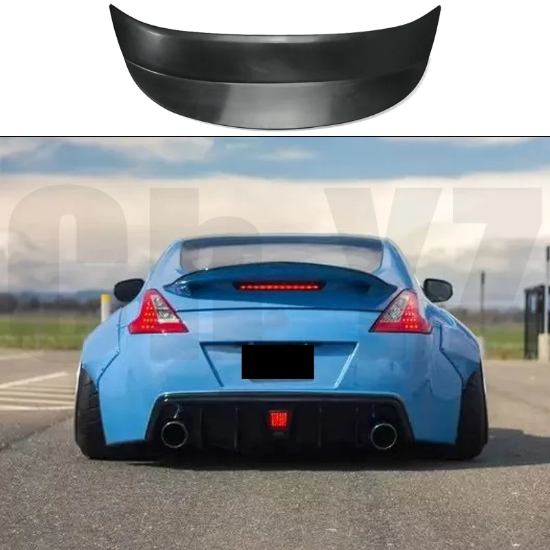 

For Nissan 370Z Z34 AJT3 Styl 2009-2015 High Quality Top Carbon Fiber Rear Roof Spoiler Wing Trunk Lip Boot Cover Car Styling